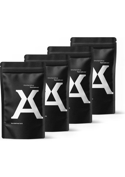 Orta Kavrulmuş Türk Kahvesi 4x250 Gram