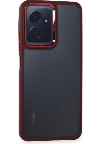 Xiaomi Redmi Note 12 4g Kılıf Dora Kapak - Kırmızı 13