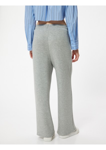 Modal Kumaş Eşofman Altı Bol Paça Beli Bağlamalı fırsatları