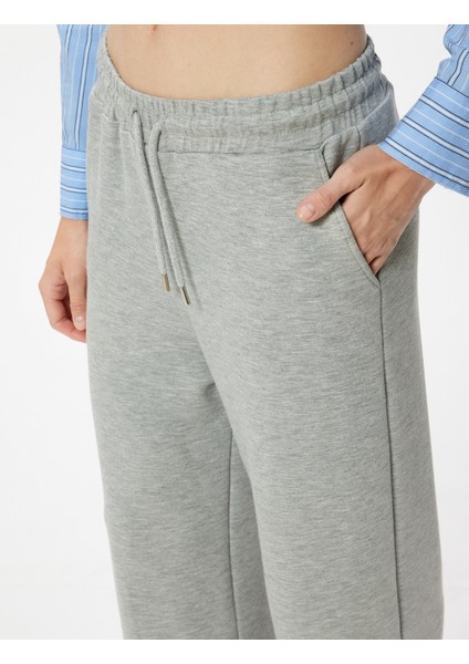 Modal Kumaş Eşofman Altı Bol Paça Beli Bağlamalı indirimleri