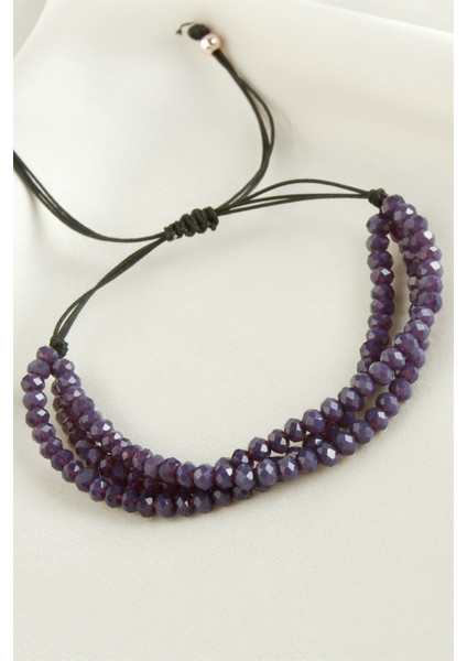 Üçlü Kristal Bileklik