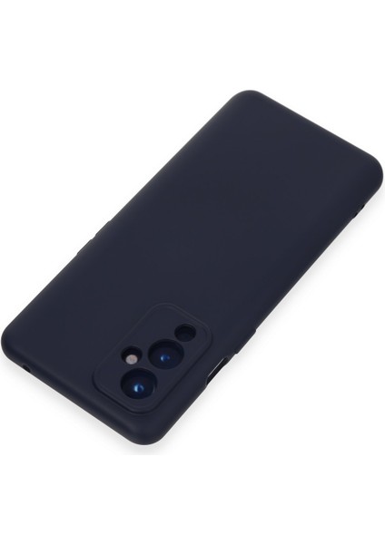 One Plus 9 Kılıf Nano Içi Kadife Silikon - Lacivert 13