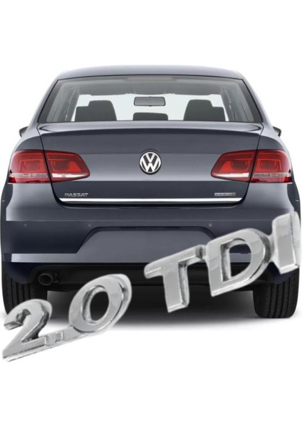 Passat B7 2011-2014 Model Arası Uyumlu Arka Bagaj 2.0 Tdı Yazısı (140HP)