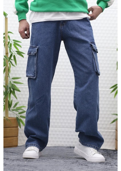 Erkek Baggy Kot Pantolon Kargo Cepli fırsatları