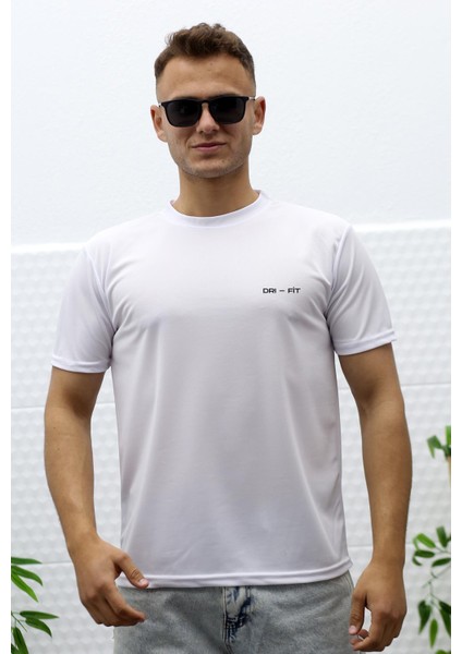 Erkek Nem Emici Nefes Alan Spor T-Shirt fırsatları
