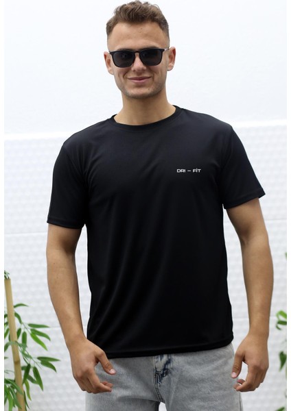 Erkek Nem Emici Nefes Alan Spor T-Shirt