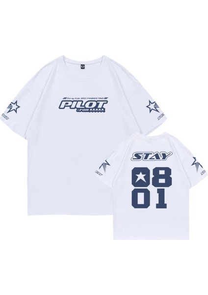 Stray Kids 5-Star Pilot Baskılı Konser T-Shirt Xl - Siyah fiyatları