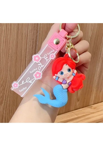 Sevimli Deniz Kızı Anahtarlık Çanta Süsü