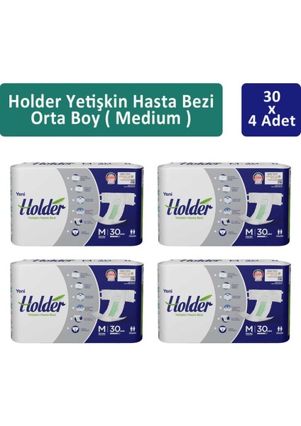 Yetişkin Hasta Bezi Orta Boy ( Medium ) 30 X 4 Adet