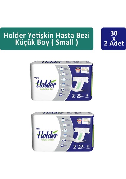 Yetişkin Hasta Bezi Küçük Boy ( Small ) 30 X 2 Adet