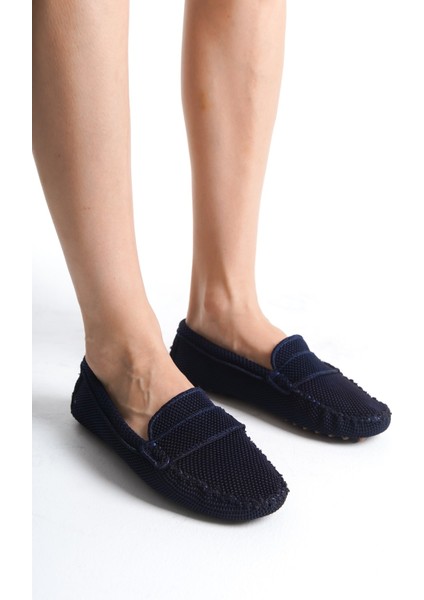 Mubiano Summer Kadın Triko Lacivert Babet & Loafer -Mstb2020-Lcv modelleri