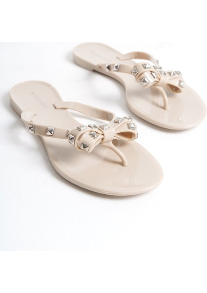 Kadın Jelly Mat Bej Fiyonk Detay Düz TERLIK-MSTB8282-BJ fiyatları