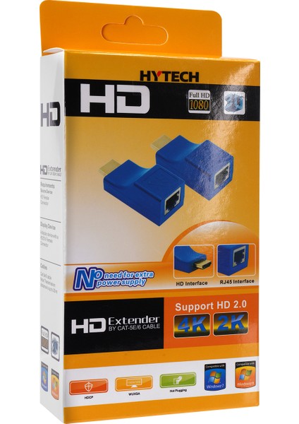 HY-HDEX61 HDMI Extender Cat6 30M Uzatıcı