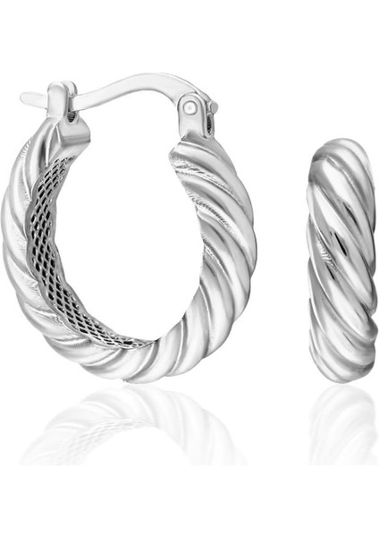 Kalın Kıvrılmış Halka Küpeler fiyatları