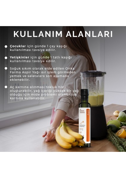 Aspir Yağı 250 ml Soğuk Sıkım