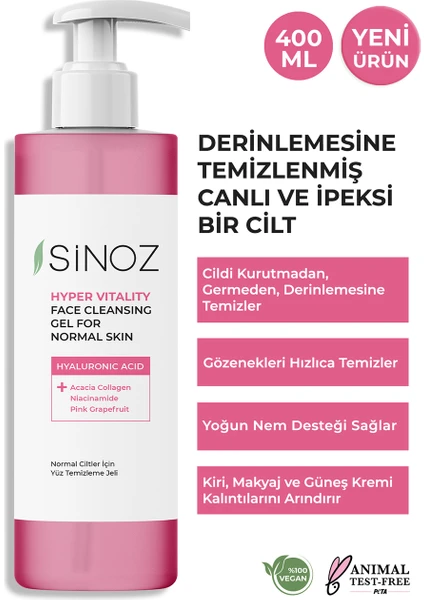 Normal Ciltler Için Yüz Temizleme Jeli 400ml