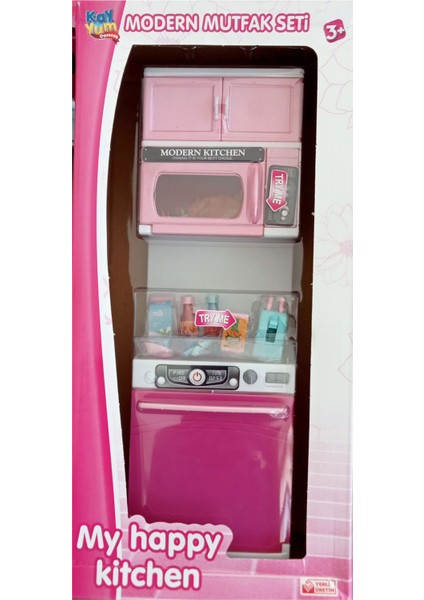 Oyuncak My Happy Kitchen Tekli Mutfak Seti Mikrodalgalı ve Bulaşık Makineli