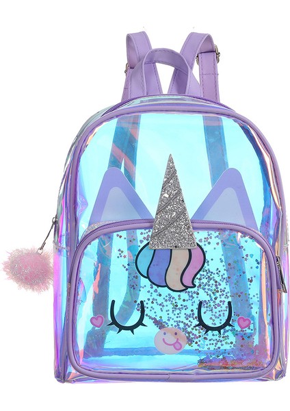 Unicorn Karikatür Lazer Öğrenci Okul Çantası (Yurt Dışından)