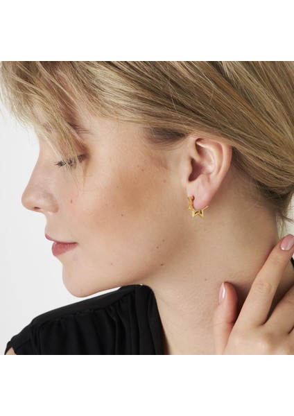 Taşsız Yıldız Küpeler indirimleri