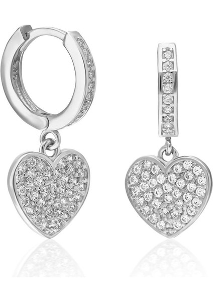 Sarkan Taşlı Kalp Küpeler fiyatları