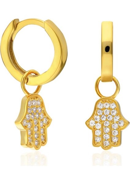 Taşlı Fatma Ana Eli Küpeleri