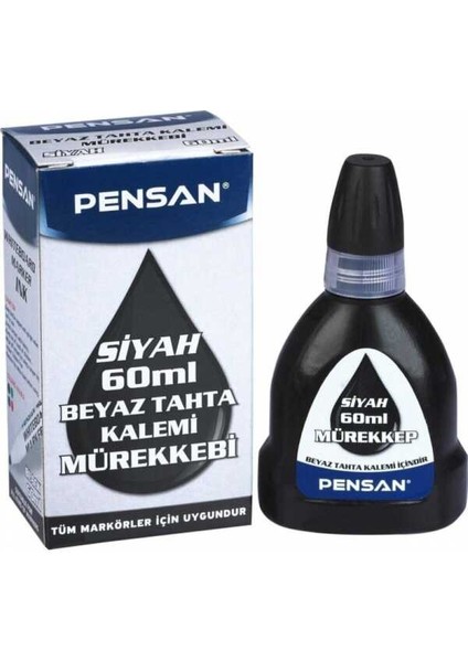 Tahta Kalem Mürekkebi 60 ml Siyah 4004