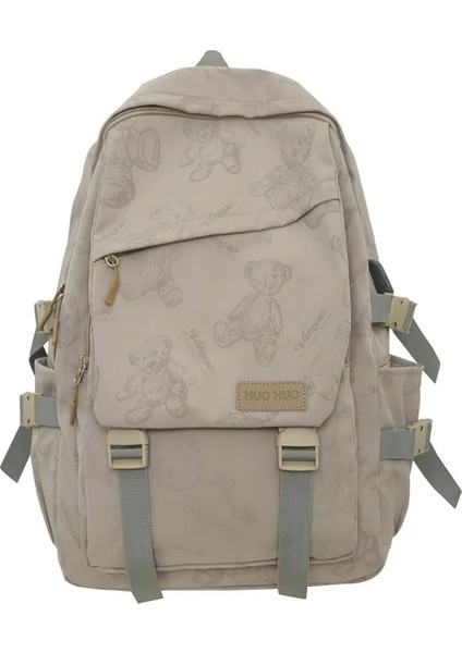 Kampüs Okul Çantası Büyük Kapasiteli Sırt Çantası Kız Üniversite Öğrencileri (Yurt Dışından)