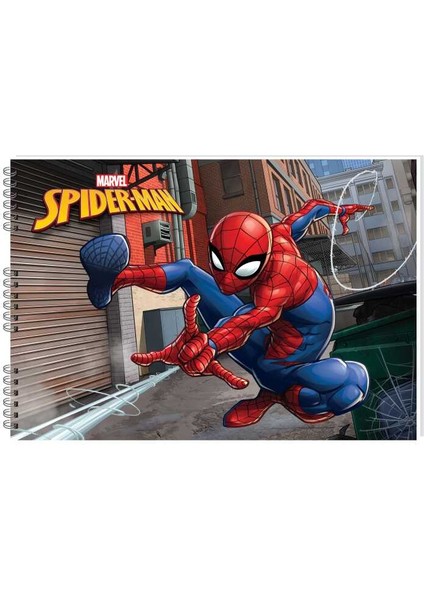 Spider Man 15 Yaprak Resim Defteri Keskin Color modelleri
