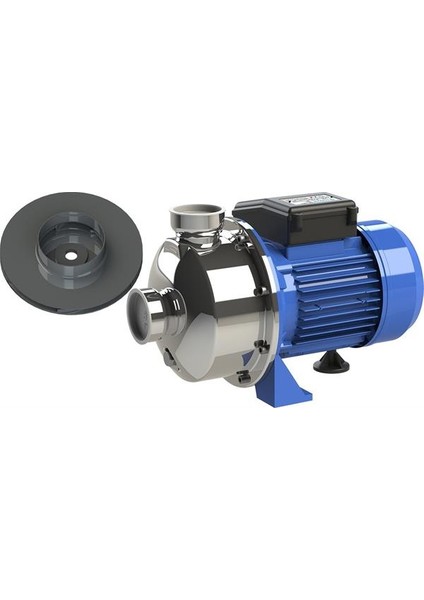 SMINOX/K-150 Paslanmaz Santrifüj Pompa Kapalı Fan Monofaze (220V) 1.5hp