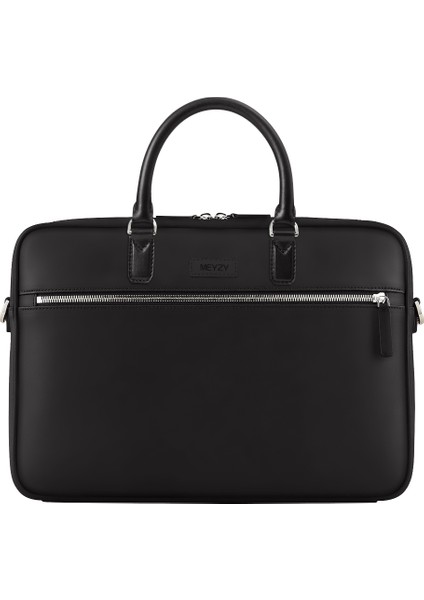 Siyah Iş Dizüstü Bilgisayarı Su Geçirmez Moda Evrak Çantası Çanta Erkekler Için Logo Tarzı Çanta Özelleştirme (Yurt Dışından)