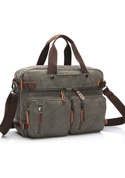 Kahki-S Dönüştürülebilir Sırt Çantası Messenger Çanta Dizüstü Bilgisayar Evrak Çantası Iş Çantası Çanta (Yurt Dışından) fiyatları