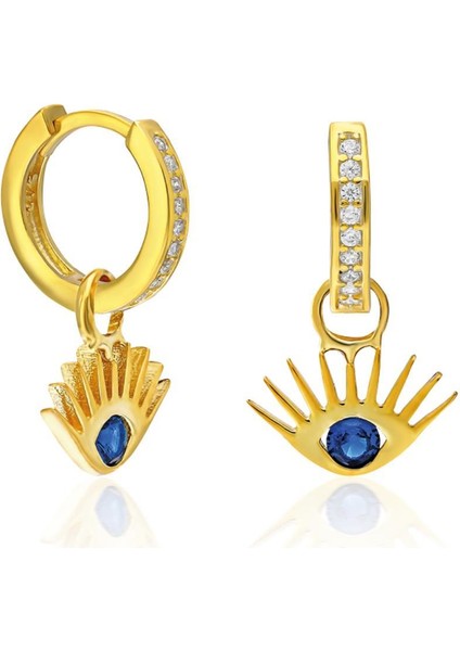 Mavi Gözlü Küpeler