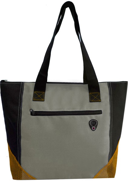 Sarı Erkek Çanta Özel Logo Marka Özel Etiket Su Geçirmez Premium 300D Oxford Rpet Tote Evrak Çantası Adam El Çantası Iş Için (Yurt Dışından)