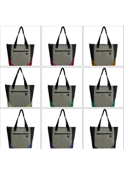 Sarı Erkek Çanta Özel Logo Marka Özel Etiket Su Geçirmez Premium 300D Oxford Rpet Tote Evrak Çantası Adam El Çantası Iş Için (Yurt Dışından)