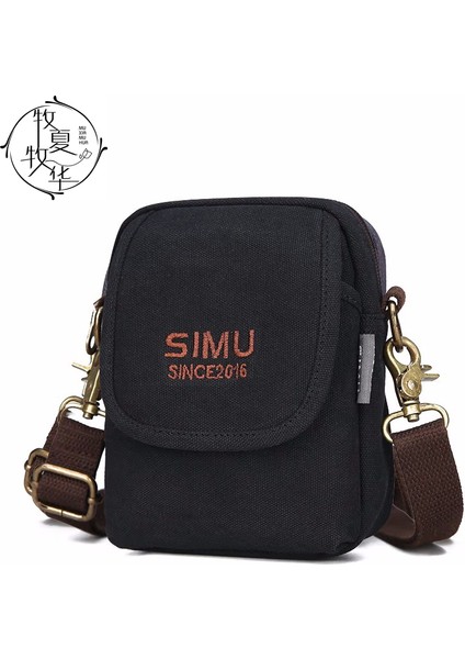 Açık Gri Moda Bir Omuz Çantası Dikey Versiyonu Erkek Basit Crossbody Çanta Düz Renk Iş (Yurt Dışından)