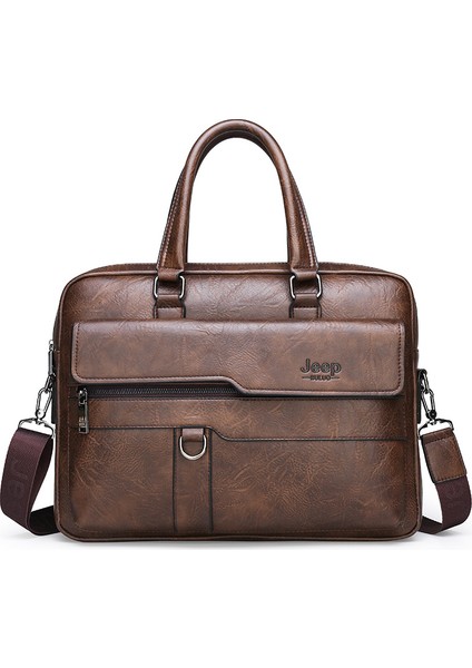 Koyu Kahverengi Özel Popüler Altın Tedarikçisi Çin Üretici Erkek Deri Erkek Çanta Için Crossbody Çanta (Yurt Dışından)
