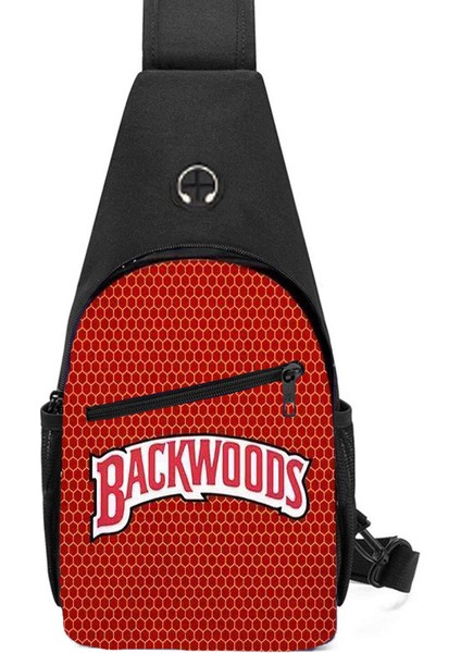 15 Özel Logo Backwoods Dijital Baskılı Crossbody Çanta Erkekler Tek Omuz Paketi Telefon Göğüs Çantası (Yurt Dışından)