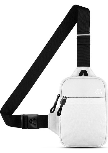 Bej Yeni Spor Göğüs Çantası Erkek Küçük Crossbody Sırt Çantası Kadın Ön Paketi Crossbody Çanta Cep Telefonu Fanny Paketi (Yurt Dışından)