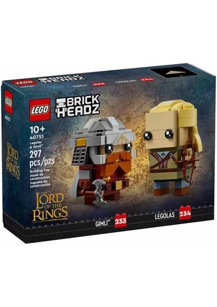 Brickheadz 40751 Legolas And Gimli