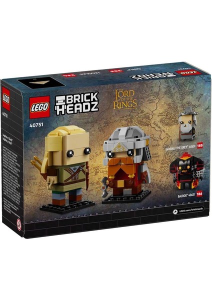 Brickheadz 40751 Legolas And Gimli