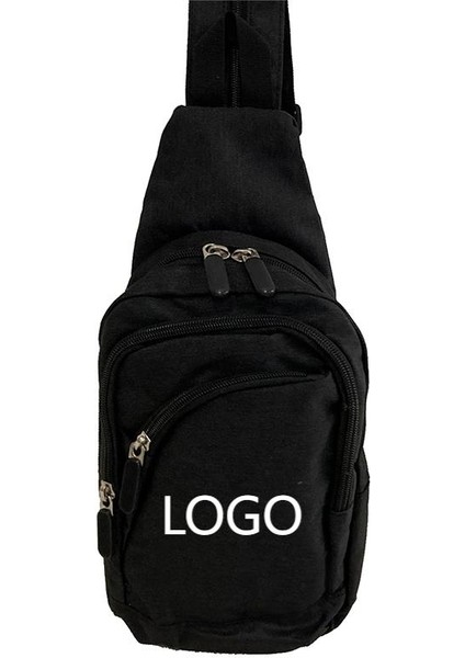 Gök Mavisi Yüksek Kaliteli Moda Polyester Erkek Göğüs Çantaları Çok Fonksiyonlu Crossbody Çanta Su Geçirmez Özel Logo Omuz Çantaları (Yurt Dışından)