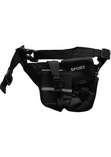 Tavuskuşu Mavi Küçük Göğüs Messenger Crossbody Omuz Sling Cep Telefonu Çantası Erkekler Için Çanta Spor Seyahat Iş Ayarlanabilir Sapanlar Göğüs Çantaları (Yurt Dışından)