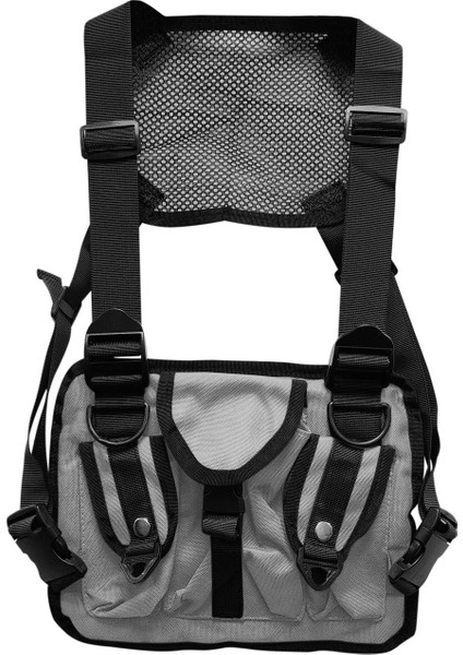 Bordo Özel Logo Erkek Göğüs Çantası Açık Rahat Spor Yeni Gençlik Messenger Çanta Küçük Sırt Çantası (Yurt Dışından)
