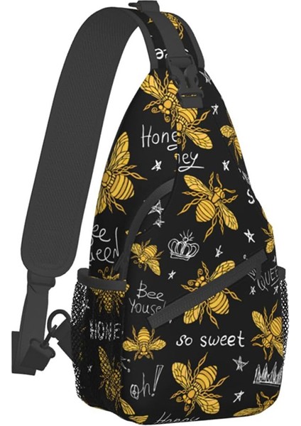 Crossbody Göğüs Çantası_-3 Açık Seyahat ve Yürüyüş Için Özelleştirilmiş Crossbody Askı Sırt Çantası Messenger Çanta Telefon Depolama Tek Omuz Göğüs Çantası (Yurt Dışından)