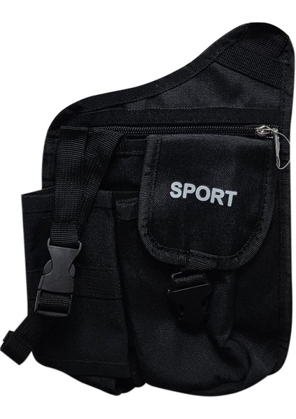 Floresan Yeşil Özel Su Geçirmez Spor Programı Koşu Taşınabilir Şarj Cihazı Göğüs Paketi Erkek Göğüs Çantası Dahili (Yurt Dışından)