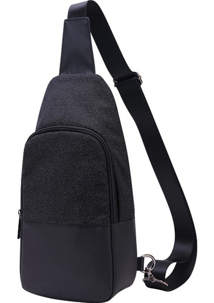 Tavuskuşu Mavi Rahat Çanta Moda Açık Omuz Oxford Göğüs Çantası Crossbody 2023 Yeni Özelleştirilebilir Logo Fabrika Erkekler Hafif Polyester (Yurt Dışından)