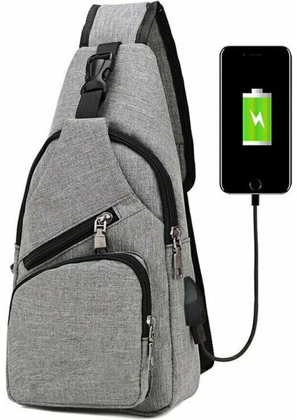 Bordo Anti-Theft Profesyonel Tasarımcı Spor Özel Naylon Sling Göğüs Omuz Çantası Sırt Çantası Crossbody Erkekler (Yurt Dışından)