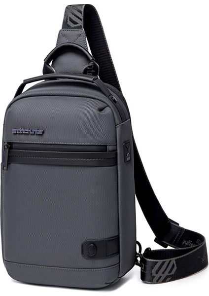 Gri 2023 Arctic Hunter Yeni Varış Erkekler Için Göğüs Çanta Omuz Sling Akıllı Çanta Hafif Crossbody Tek Kollu Çanta Erkekler (Yurt Dışından)