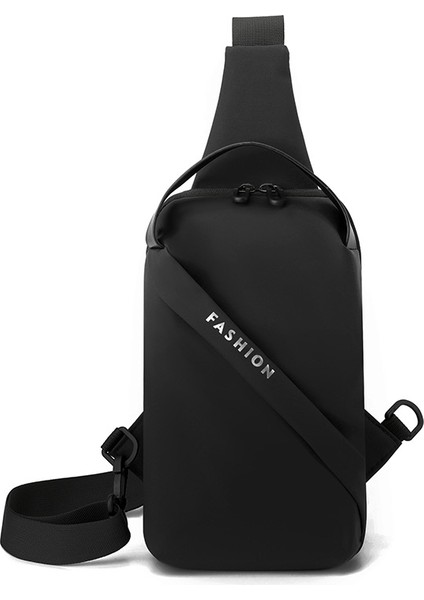 C1 Moda Koşu Cep Telefonu Omuz Crossbody Çanta Çok Fonksiyonlu Erkek Göğüs Sling Çanta (Yurt Dışından)