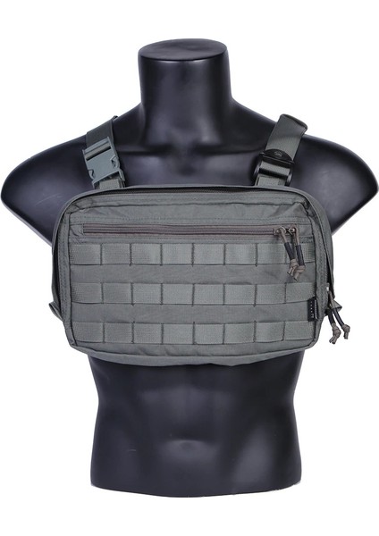 Yeşil Taktik Hafif Ekstra Depolama Açık Suya Dayanıklı Göğüs Paketi Çantası Unisex Spor Göğüs Çantası (Yurt Dışından)